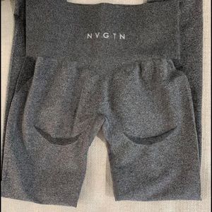 Black Speckled Contour Seamless Leggings